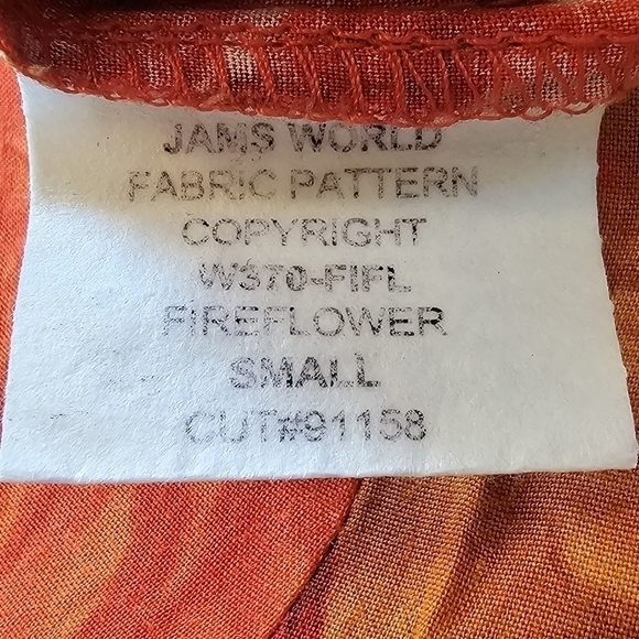 Jams World Fireflower Vintage Midi Side Slit Floral Dress Size Small - Picture 10 of 15